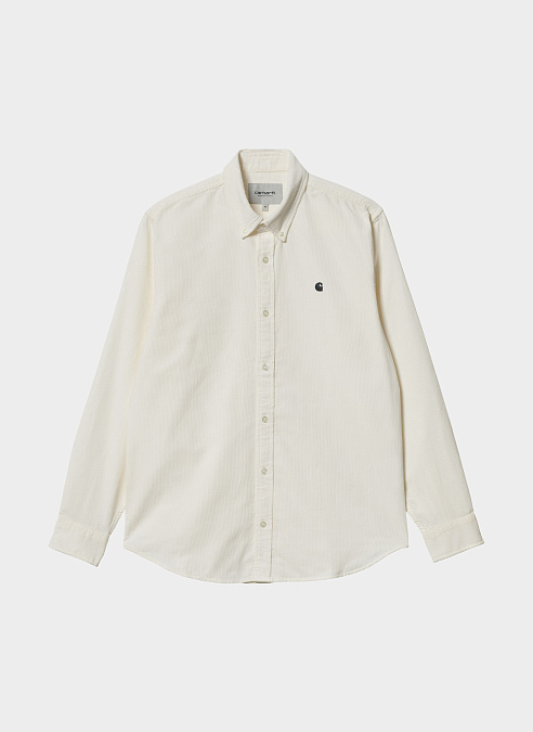Рубашка ‘L/S Madison Fine Cord Shirt’ Wax / Black
