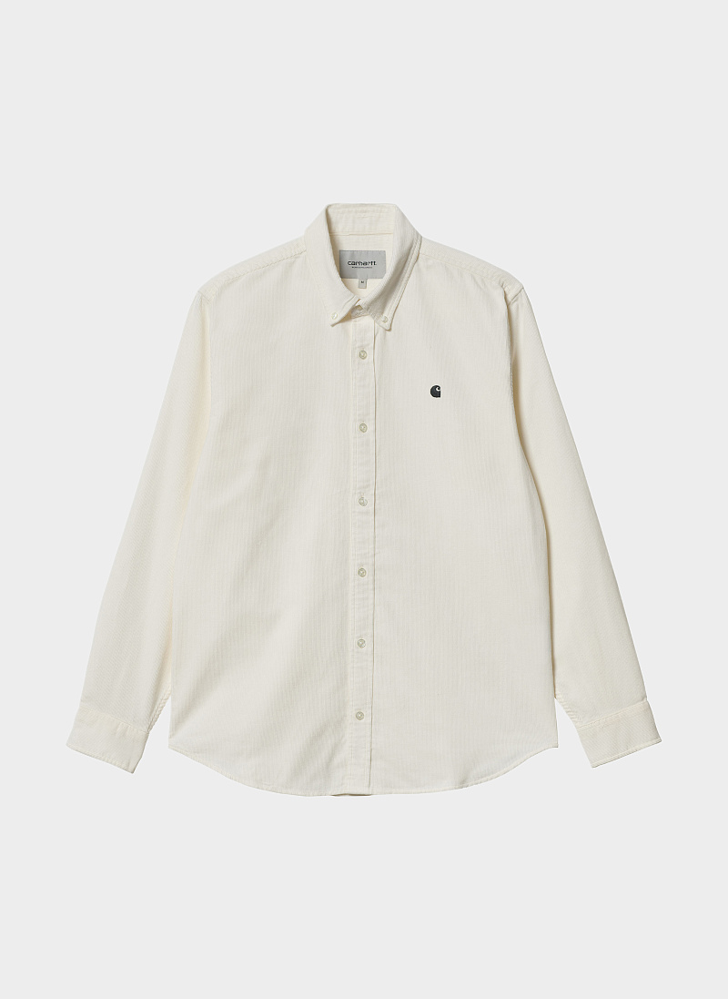 Рубашка ‘L/S Madison Fine Cord Shirt’ Wax / Black