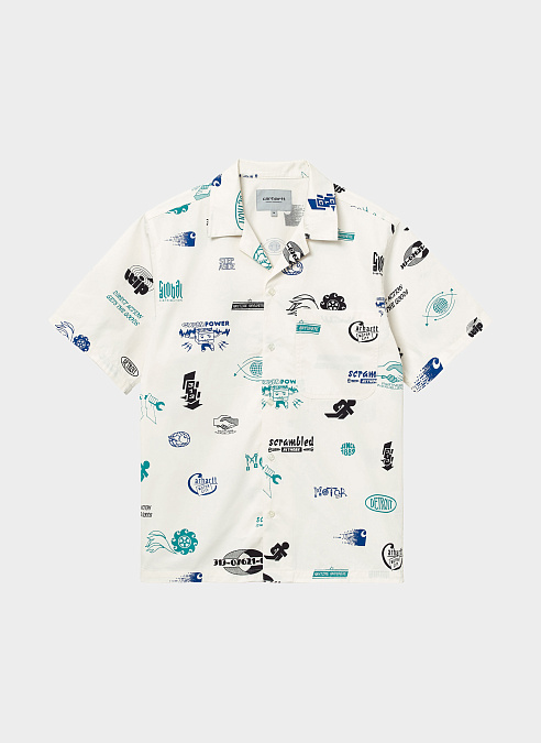 Рубашка Carhartt WIP ‘S/S Motor City Shirt’ Wax