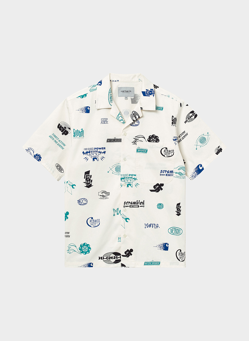 Рубашка Carhartt WIP ‘S/S Motor City Shirt’ Wax