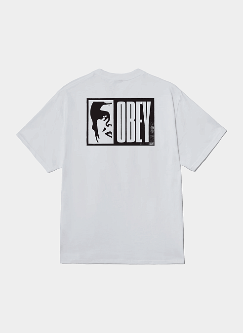Футболка Obey Half Icon White