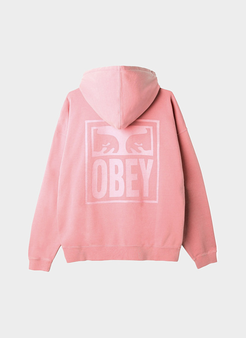 Худи ‘PIGMENT OBEY EYES ICON EXTRA HEAVY HOOD’ PIGMENT SHELL PINK