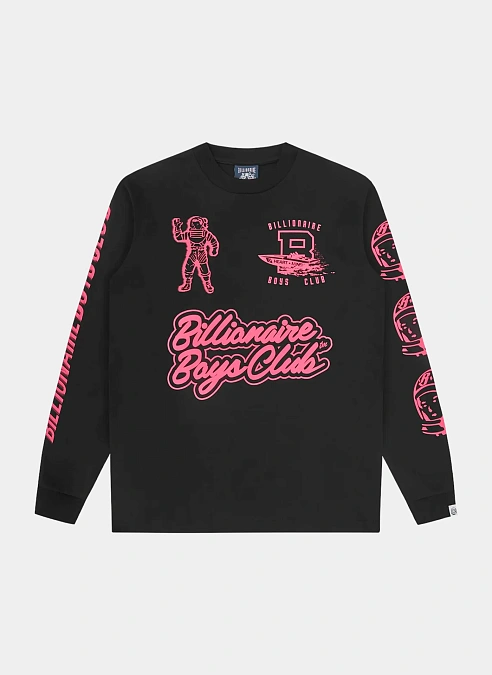 Лонгслив Global Regatta Multi Print Ls T-Shirt Black