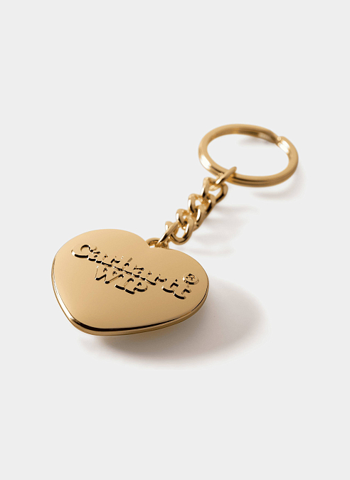 Брелок Heart Keychain Gold