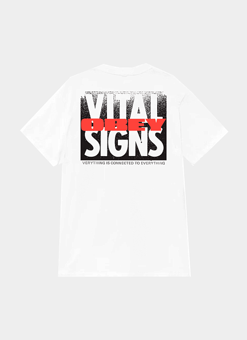 Футболка Obey Vital Signs White