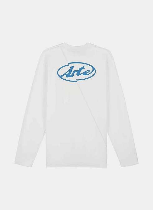 Лонгслив Back Circle Logo Longsleeve White