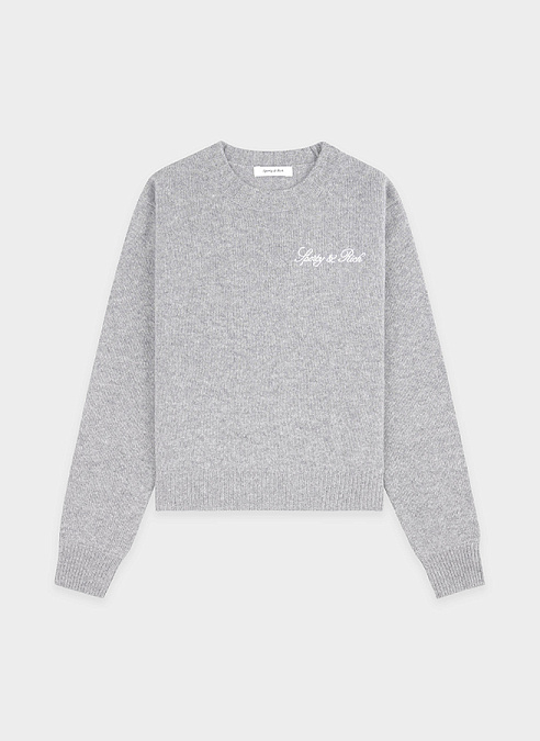 Свитер Vendome Script Wool Cashmere Crewneck