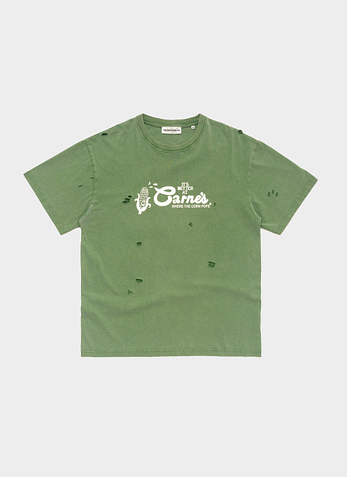 Футболка Where the Corn Pops Off-Green