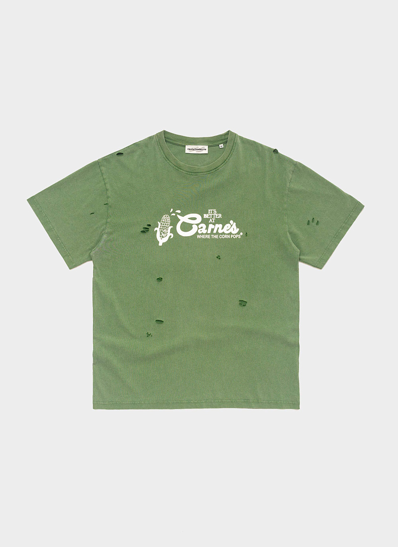 Футболка Where the Corn Pops Off-Green