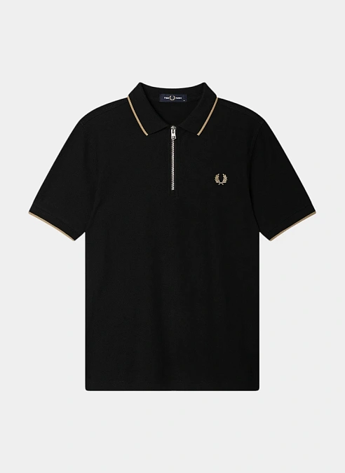 Поло ‘CREPE PIQUE ZIP NECK POLO SHRT’ 102