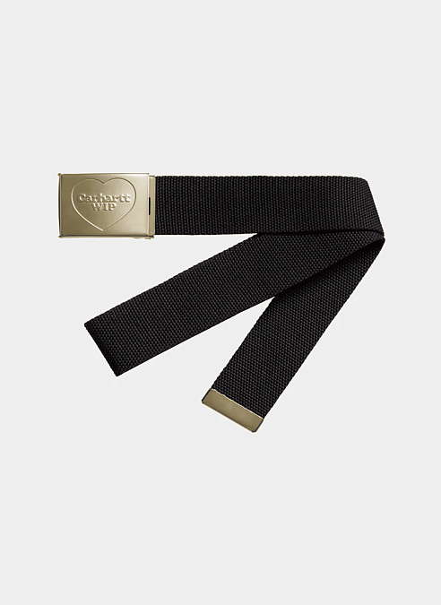 Ремень  Heart Clip Belt Black / Gold