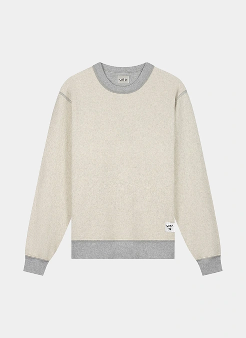 Свитшот Reversible Label Crewneck Grey