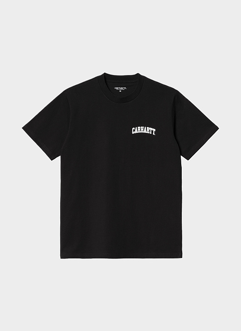 Футболка ‘S/S University Script T-Shirt’ Black / White