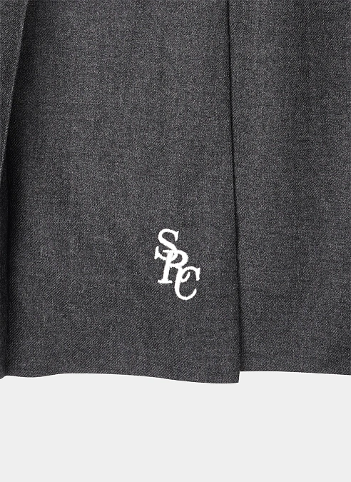 Юбка SRC Wool School Skirt Dark Grey