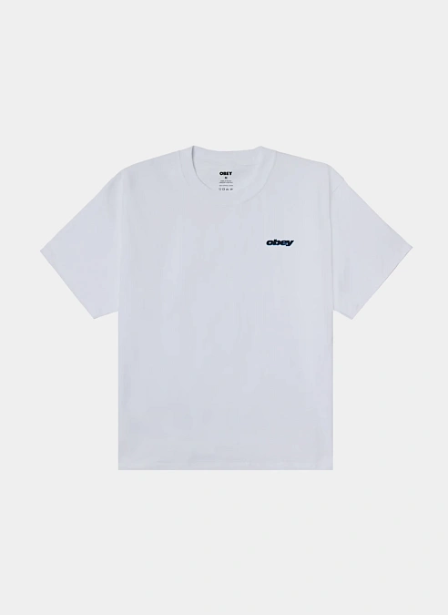 Футболка Obey Lips White