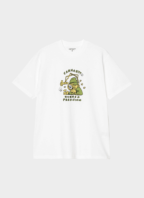 Футболка ‘S/S Precision Work T-Shirt’ WHITE