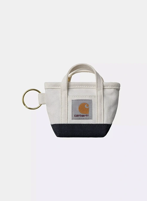 Брелок Mini Tote Bag Keychain Natural / Blue