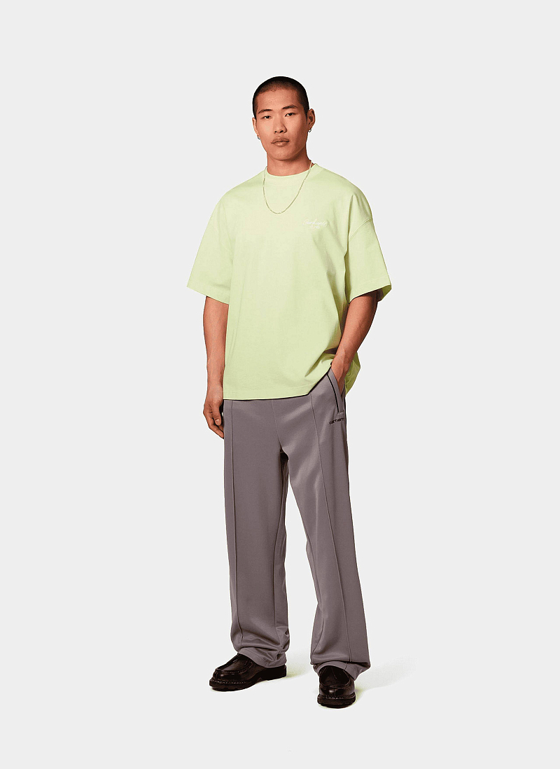Футболка S/S Signature Script T-Shirt Air Green / White