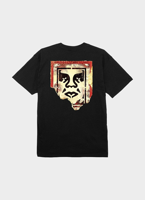 Футболка ‘OBEY RIPPED ICON’ BLACK