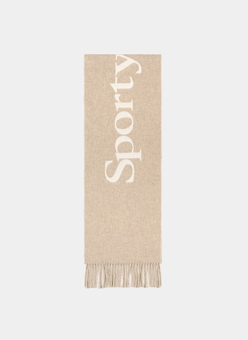 Шарф Big Serif Scarf Ecru