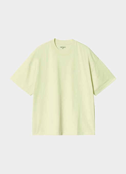 Футболка S/S Signature Script T-Shirt Air Green / White