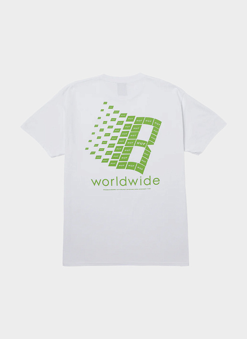 Футболка ‘HUF X BRONZE S/S TEE’ White