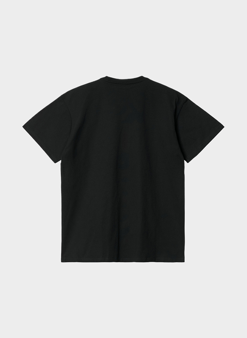 Футболка ‘S/S Chase T-Shirt’ BLACK / GOLD