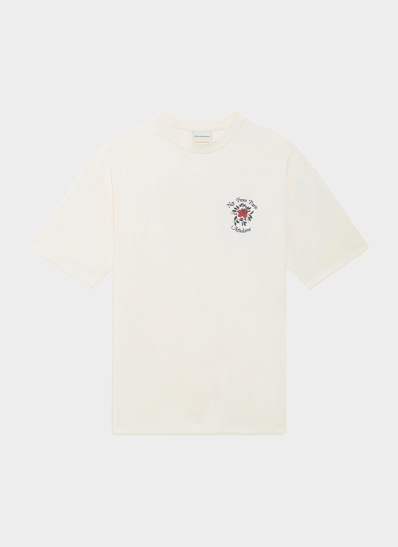 Футболка Le T-Shirt Slogan Fleurs