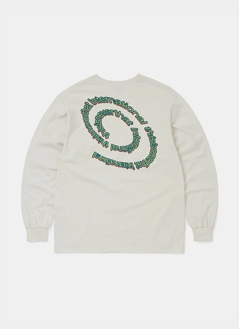 Лонгслив TNT Spiral Logo L/S Tee Ivory