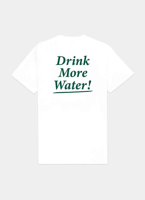 Футболка Drink More Water T-Shirt White