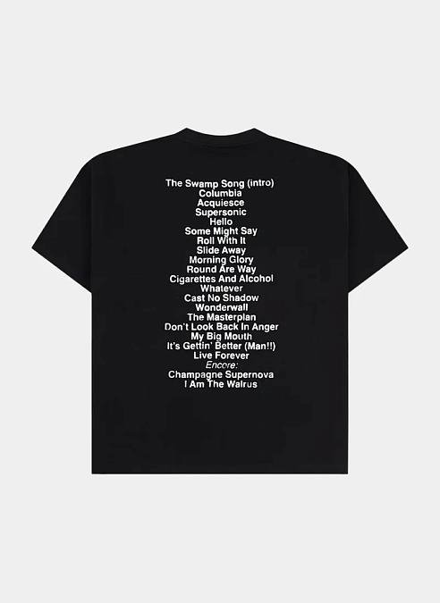 Футболка Pleasures х Oasis All Access T-Shirt Black