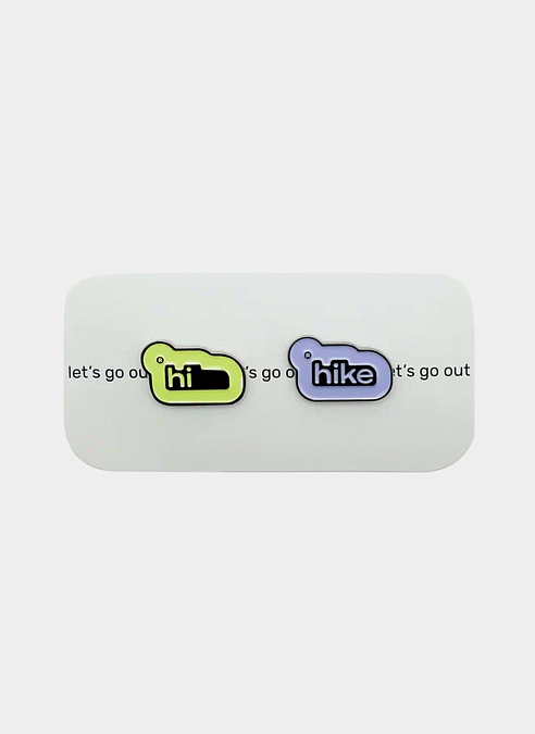 Значки "HIKE PIN PACK"