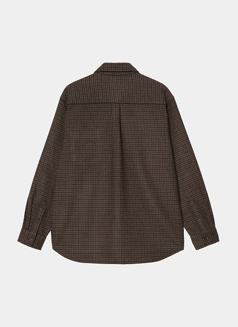 Рубашка L/S Lewis Shirt Lowis Houndstooth, Vitola Heather