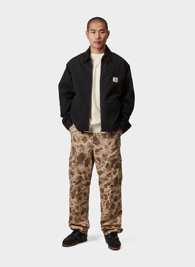 Куртка ‘OG Detroit Jacket’ BLACK / BLACK (AGED CANVAS)