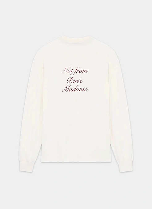 Лонгслив Le Manches Longues Slogan Calligraphie Off White