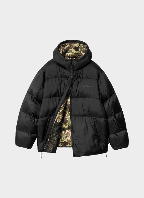 Пуховик ‘Toronto Jacket’ Black / Camo Duck Green