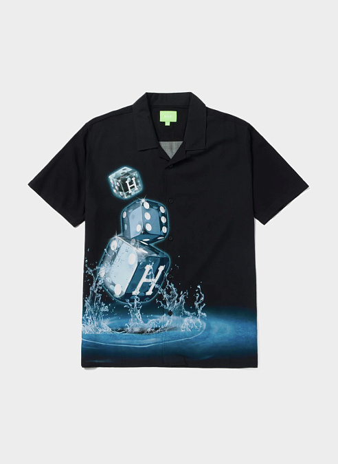 Рубашка ‘Dice S/S Woven Top’ Black