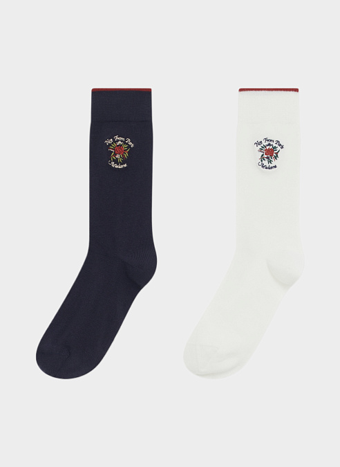 Носки La Chaussette Slogan Fleurs