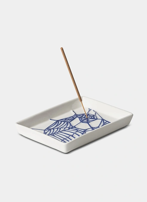 Подставка для благовоний Theory And Practice Incense Tray White / Blue