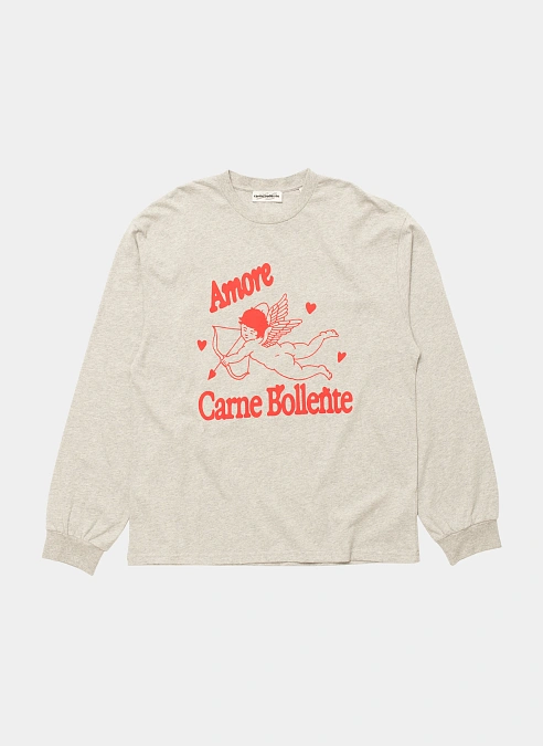 Лонгслив Under Your Love Spell T-shirt Melange Grey