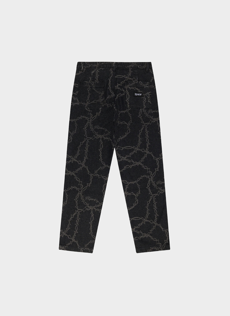 Джинсы ‘Wired Denim Pants’ Black