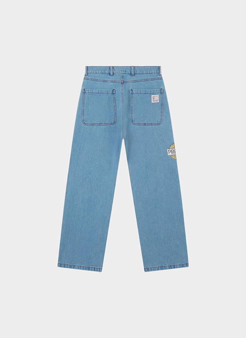 Джинсы ‘VARSITY STRAIGHT DENIM TROUSERS’ Light Blue