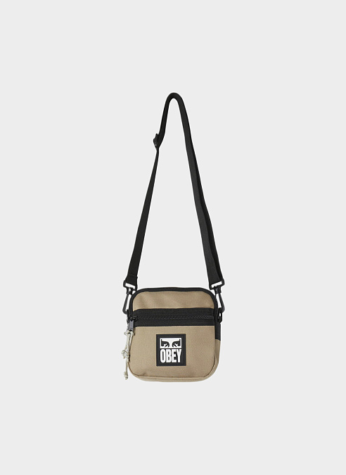 Сумка ‘OBEY SMALL MESSENGER BAG’ SILVER GREY