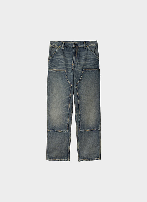 Джинсы ‘Double Knee Pant’ Blue (Worn Used Wash)