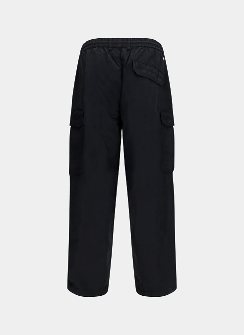 Брюки карго Flatt Nylon Loose Cargo Lens Pants Black