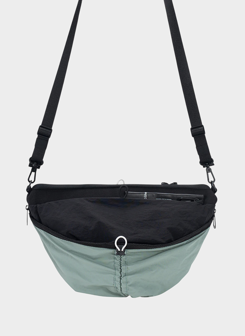 Сумка Satchel & Cross Body Orne Smooth Black - Sage Green 163 Black + Sage Green