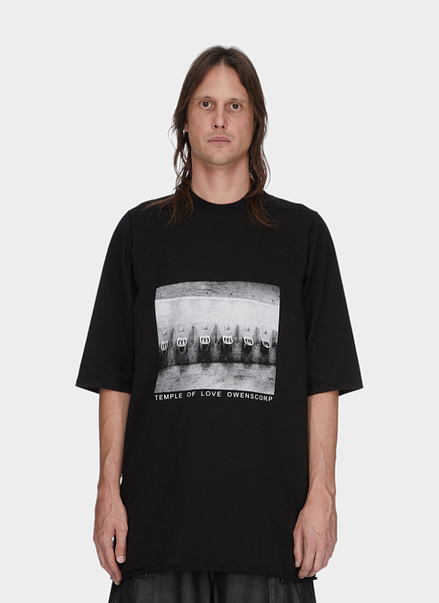 Футболка Temple Of Love Jumbo Print SS T-Shirt  Black / Milk