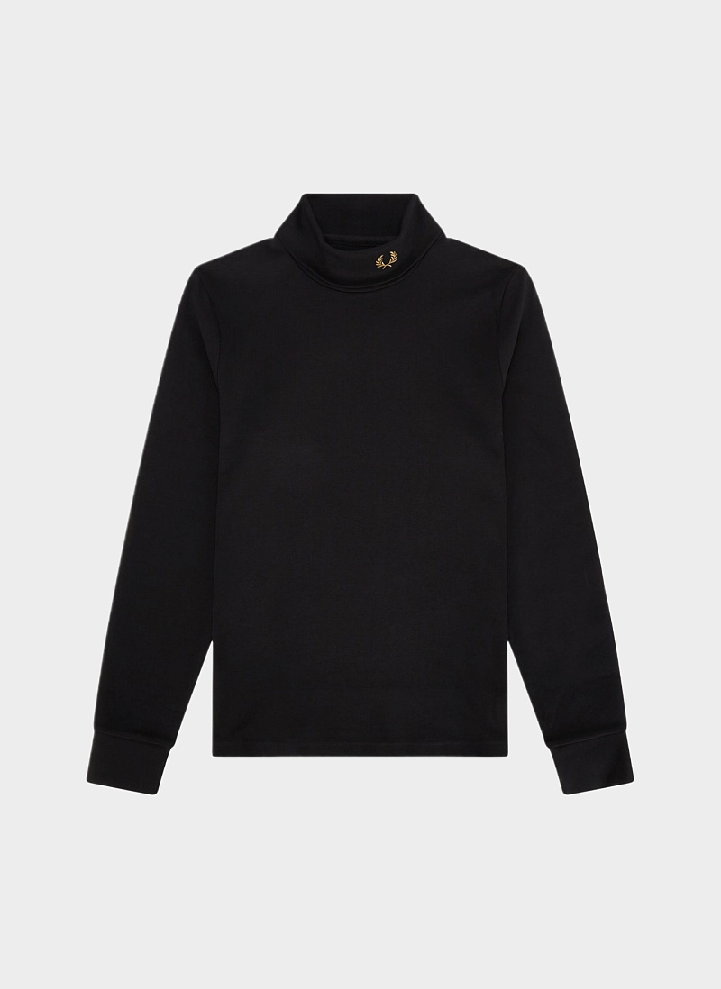 Лонгслив ‘Roll Neck Top’ Black