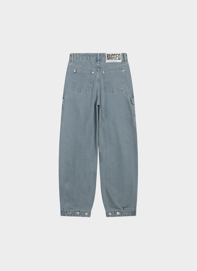 Джинсы BALLOON TAPERED LEG LIGHT BLUE