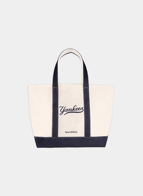 Сумка Yankees Curve Tote Bag Natural/Dark Navy